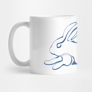 Easter Jumping Rabbit Mug